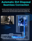 ABIR K30 Robot Vacuum Cleaner, Auto-Empty Station, Dual Lidar, 6500PA Suction,Multi-Floor Maping, Smart Home Wet Dry Appliance