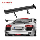 SucceBuy Wing Car Spoiler 53.1 inch Universal Spoiler with Double Deck Car Rear Spoiler Wing, Racing Spoiler BGW/JDM Drift Black