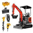 VOTE VTW-18 China Günstiger Mini-Raupenbagger Hydraulisch 1,8 Tonnen 1 Tonne Bagger Rot/Grün/Schwarz Minibagger zu verkaufen kundenspezifisch