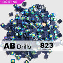 Neuheiten Einfarbige AB-Quadrat-Diamantperlen für DIY-Diamantmalereien Harz AB-Steine 2,5 mm AB-Steine 1000/2000 Stück