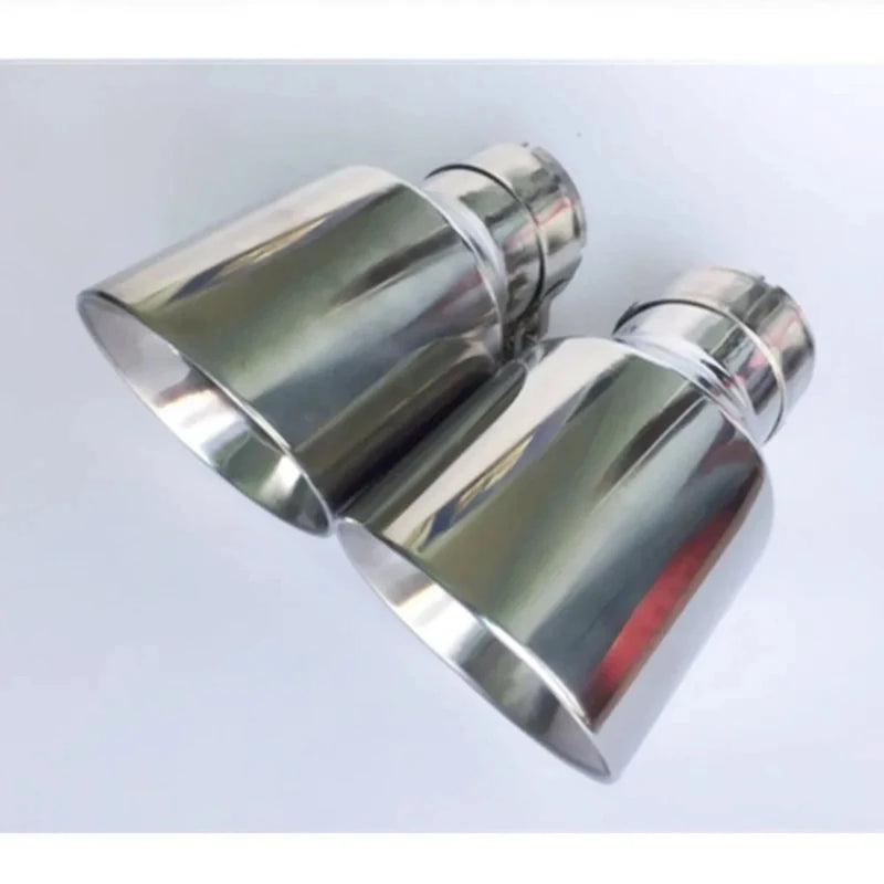Newest Style Stainless Steel Universal Exhaust System End Pipe+Car Exhaust Tip 1 Piece