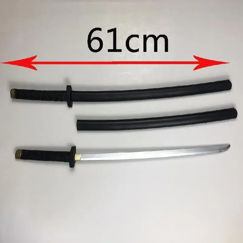 2024 New 61cm Deadpool Katana Pu Anime Soul Figur Sword Samurai Knife Ninja Sword Cosplay Props Weapon Boys Toys Birthday Gifts