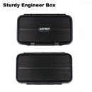 Bimoo 1pc 19.7*11.2cm Porket Streamer Fly Box Waterproof Sturdy Engineer Fishing Box Case with Waterproof Silicone Linear inside