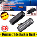 2Pcs Dynamic LED Side Marker Lights Turn Signal Indicator Car Accessories For Honda Civic EK 2/3/4dr Ballade CRV Prelude 95-99