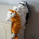 Simulation Katze Hängende Verzierung Stofftiere Katzen Pelzige Figur Realistische Plüsch Kätzchen Figuren Fensterbank TV-Schrank Desktop Dekor