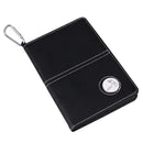 Wiederbefüllbarer Golf-Scorecard-Halter aus Leder, Golf-Yardage-Book-Hülle mit Golf-Scorecard-Buch, Einzigartiges Golfgeschenk für Damen und Herren