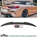 Carbon Look Rear Trunk Spoiler Wing Lip For BMW 8 Series G14 F91 840i 2019-2023