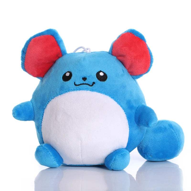 Cute Azurill Marill Azumarill Plush Toy Pokemon peluche Stuffed Doll Evolutionary Chain Blue Water Polo Elf Children's Day Gift