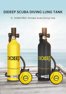 The Abyss Companion | 1L Portable Mini Scuba Diving System with Hand Pump