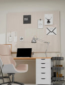 6/12PCS DIY Wall Decorative High Density Innovative Equilateral Cork Board Postcard Cork Board Bulletin Message Pin Board Bulletin Board For Home Decor Office School Decor