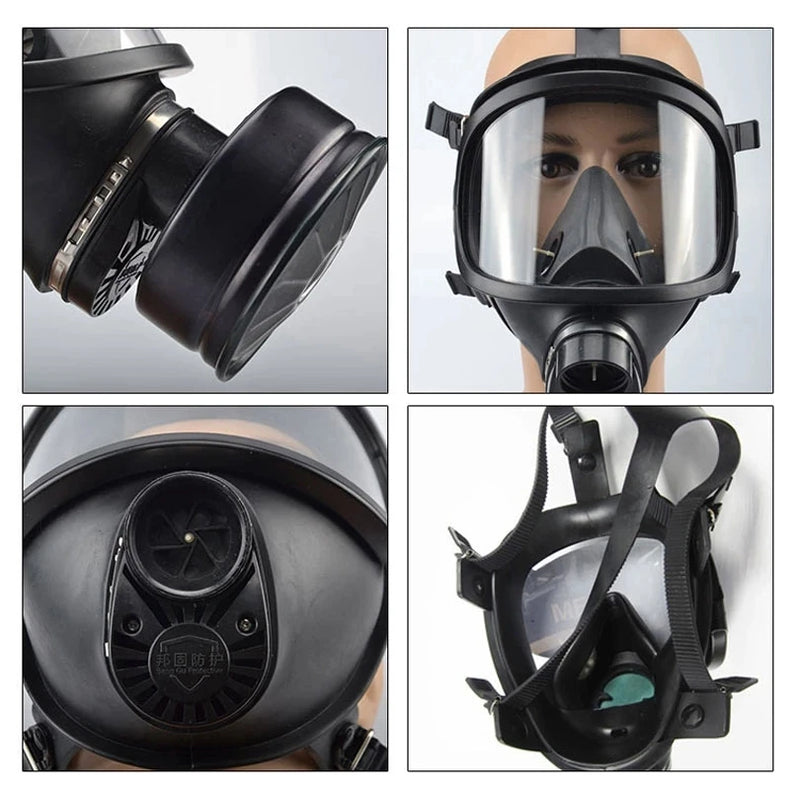 MF14/87 type gas mask full face mask chemical respirator filter self-absorption stimulation mask nuclear pollution protection