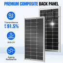 The Bifacial Edge | ECO-WORTHY 100W Monocrystalline Solar Module