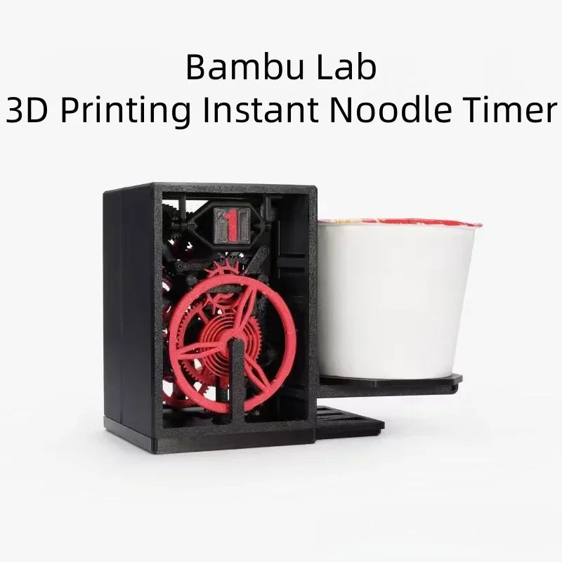 Bamboo lab 3D printing DIY creative model computer wireless mouse charger engine LED light hardware clock gifts 3D printer parts