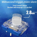 Kailh Deep Sea Silent Low Profile Keyboard Switch Mechanical Keyboard Switch for Deep Sea Island Whale Landing MINI 1353Hitbox