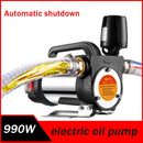 12V/24V/220V Fuel Transfer Pump for Diesel  990W Self-Priming Pump Automatically Stop Electric oil pump fuel dispenser