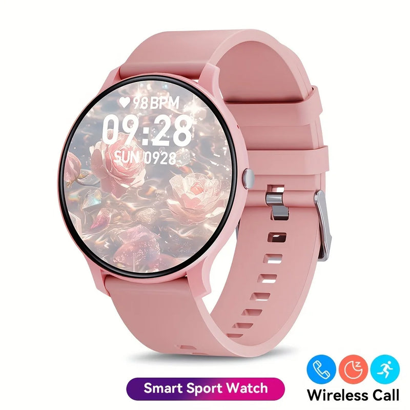 KESHUYOU Women Smart Watch Bluetooth Talk Full Screen Touch IP68 Waterproof Watch Men Heart Rate Health Monitoring Smart Watch