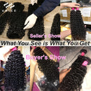 UNice Hair Curly Hair Bundles Unprocessed Natural Color 10A Grade 100% Human Hair 1/3/4 PCS Deal