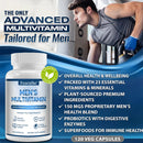 Men's Multivitamin Supplement - Contains Vitamin C D3 B12 Minerals, Probiotics for Muscle, Immune Health, Antioxidants