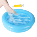 Inflatable Foot Bath Footbath Foot Soaking Bath Basin For Swimming Pool To Clean Feet Sturdy Versatile Blue Inflatable Basin