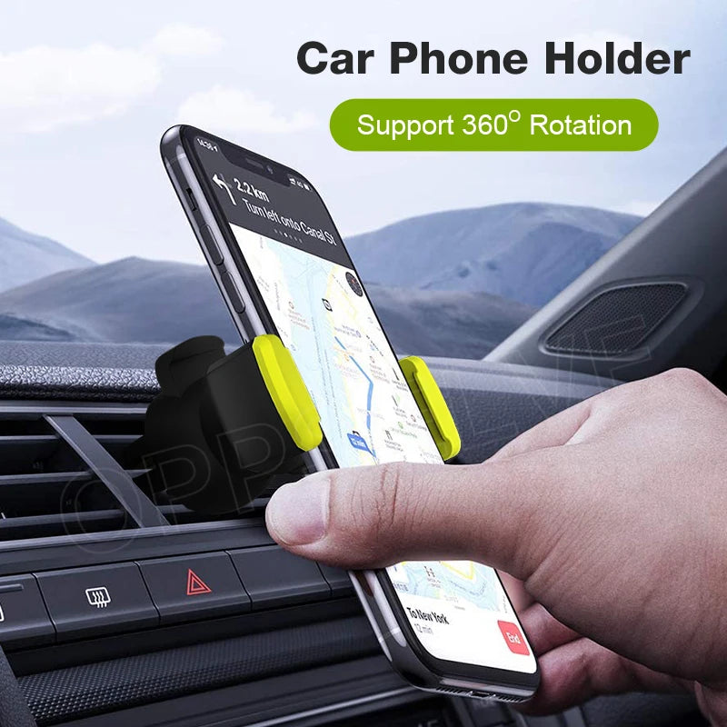 Car Holder for iPhone 13 12 11 X Bracket for Phone in Car 360 Rotate Air Vent Mount Car Phone Holder Mobile Phone Holder Stander