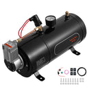 SucceBuy 12V Air Compressor with Tank 0.8 Gal Train Horn Air Compressor 120 psi Working Pressure Onboard Air Compressor System