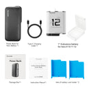 TELESIN Power Bank 10000mAH with 20W PD Fast Charging Portable Battery Charger For Gopro Hero 5 6 7 8 9 10 11 12 For Smart Phone