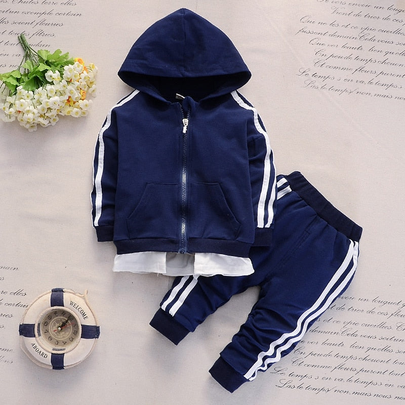 Fashion Spring Autumn Baby Girl Clothes Set Children Boys Cartoon T-Shirt Pants 2Pcs/sets Toddler Casual Costume Kids Tracksuits