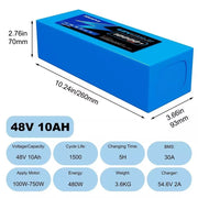 The Volt Pack | 48V Lithium-Ion e-Bike Battery Pack with 54.6V Charger