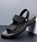 Sandals for Men 2026 New Summer Breathable Soft Bottom Casual Anti Slip Wear Beach Shoes Dual Purpose Driving Slippers Sandals