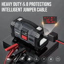 ZUKAKA 26800mAh Jump Starter with Air Compressor 4000A Booster Tyre Inflator Portable Car Battery Power Bank Charger Air Pump