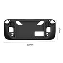 Silicone Console Housing Anti Slip Soft Shell Game Console Frame with Foldable Bracket Replacement Accessories for Steam Deck