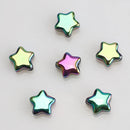 50Pcs/Lot Crystal Star Pendants 8mm Faceted Glass Loose Beads Handmade For Jewelry Diy Making Accessories Wholesale In Bulk