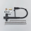 The Two Streams | Brass Kitchen Faucet with Dedicated Filter Tap and 360 Degree Pull-Down Spout
