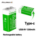 The Volt Keeper | 1200mAh USB-C Rechargeable 9V Li-ion Battery