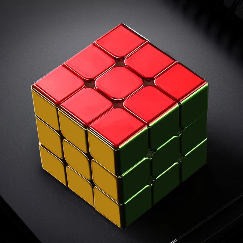 [CubeFun] SengSo Metal 3x3 Magnetic Golden Cubo Magic Cube Puzzle Speed Cibe M3 3x3x3 Magico Cubo Кубик Рубика Cibo Toy