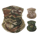 Camo Tactical Mask Neck Gaiter Cover Face Bandana Sun Cool Cycling Hunting Hiking Camping Scarf Men Women
