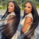 Straight Human Hair Wigs 13x6 Lace Frontal Wig 180% 13x4 Transparent Lace Front Wigs 4x4 Human Hair Lace Closure Wigs For Women