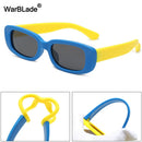 WarBlade Retro Polarized Kids Sunglasses TR90 Silicone Flexible Boys Girls Children Sun Glasses UV400 Baby Goggle Shades Eyewear