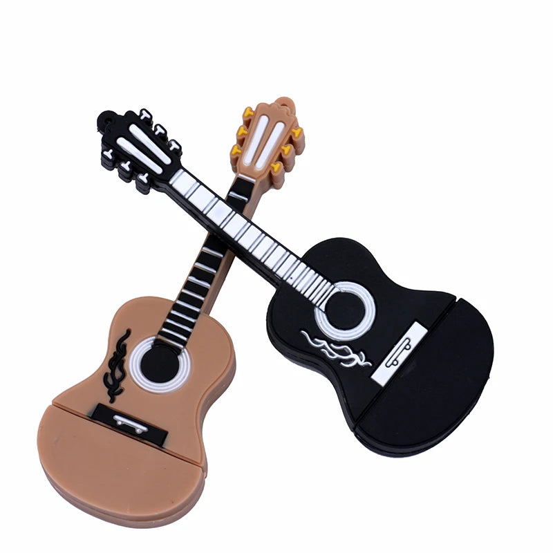 Guitar Series Creative Gifts USB 2.0 Flash Drive Real Capacity Pen Drive 64GB/32GB/16GB/8GB/4GB Memory Stick Pendrive  U Disk