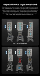 The Sim Commander | Hydraulic Sim Racing Pedal System with Haptic Vibration