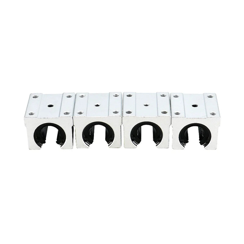 SBR10UU SBR12UU SBR16UU SBR20UU 4 pcs / bag Linear Support Rail Carriage Linear Guide Bearing Slides for CNC Router