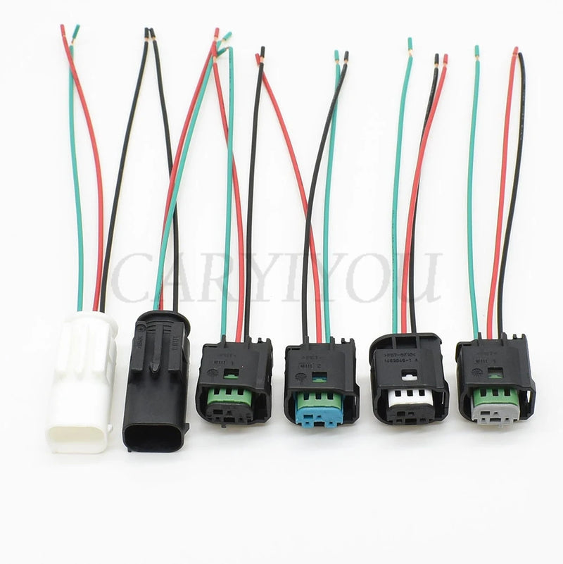 1 Set 3 Pin AutoRadar Sensor Ccelerator Pedal Connector Plug 968402-1 1-967642-1 9-967081-1 For Benz BMW Audi Peugeot