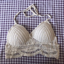 summer holiday beach camis lady sexy tassels crochet camisole women sexy tassels bikini camis female crochet halter bikini tops