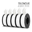 KEEPANG PLA/HS-PLA/PETG/Silk PLA 3D Printer Filament 1.75mm Mix Color 5Rolls High Speed PLA Printinng Material for Bambu Lab