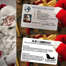 Santa Driver License Id Card Novelty Santa Lost Driving Licence Father Christmas Decoration Eve Keepsake Xmas Box Drop Shipping