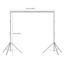 Telescopic Crossbar Universal Photo Background Support System Kit Adjust Height Backdrop Stand for Photography Photo Studio Boom