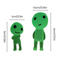 10pcs Luminous Ghost Micro Landscape Accessories Outdoor Miniature Decor Glow in Dark Tree Elves Fairy Garden Decoration