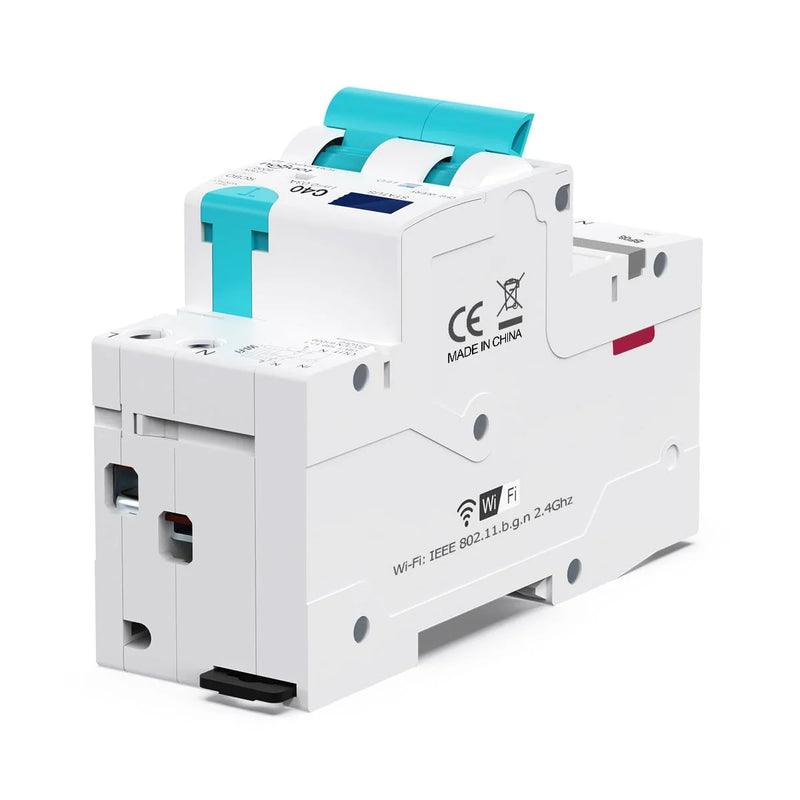 Wi Fi Rcbo TUYA WIFI RCBO LED Adjustable Smart Circuit Breaker Residual Current C