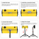 DATOUBOSS Infrared Paint Baking Lamp 2000w Paint Curing Dryer Shortwave Infrared Paint Drying Lamp with Bracket