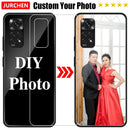 Custom Photo Glass Case For Xiaomi Mi Poco M5S X5 F4 CiVi 1S Redmi 10 11 11A 12C 10A A1 A2 C40 C50 C51 C55 K60 E Prime Pro Plus